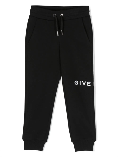 Shop Givenchy Pantalone Con Logo In Black