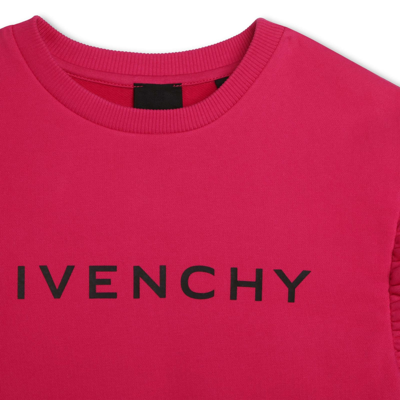 Shop Givenchy Dresses With Print In Fucsia