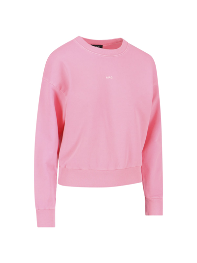 Shop Apc Sweater In Pink