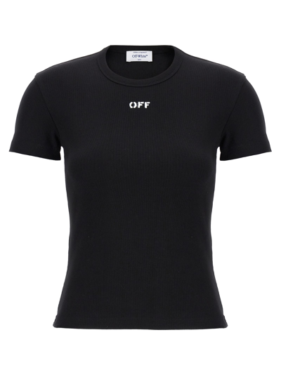 Shop Off-white Off T-shirt In Black