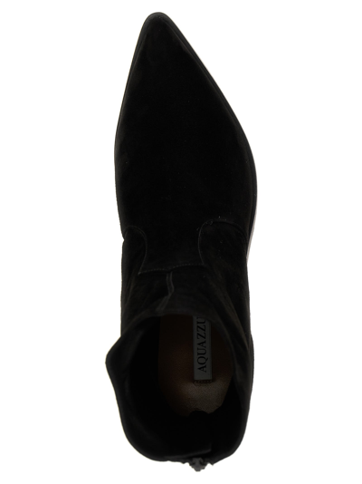 Shop Aquazzura Brunswick Ankle Boots In Black