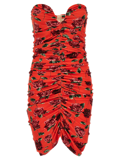 Shop Magda Butrym 16 Dress In Red