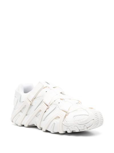 Shop Diesel S-prototype-cr Panelled-design Sneakers In White