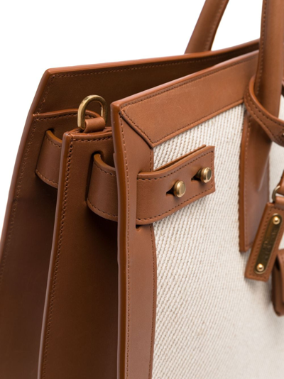 Saint Laurent Large Sac De Jour Tote Bag In Nude