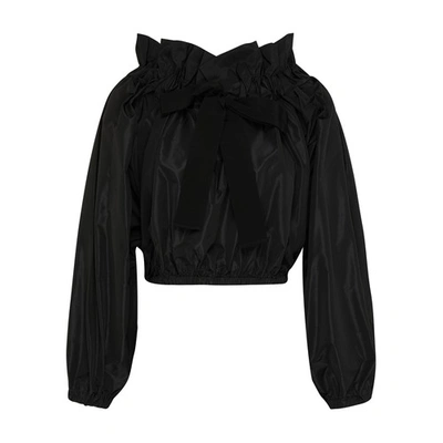 Shop Patou Long Sleeves Top In Black