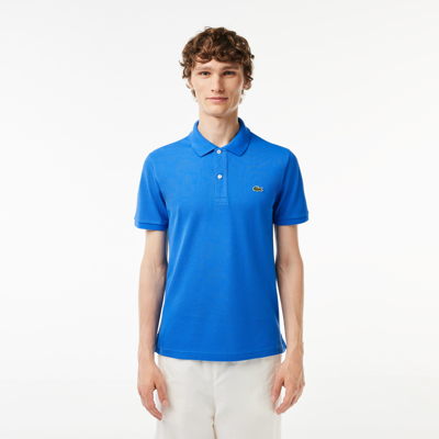 Shop Lacoste Men's Slim Fit Petit Piqué Cotton Polo - 4xl - 9 In Blue