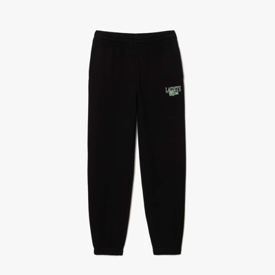 Shop Lacoste Women's Printed Sweatpants - 32 In Black