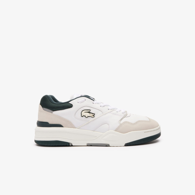 Lacoste Lineshot Leather Sneakers Contrast Sole In White