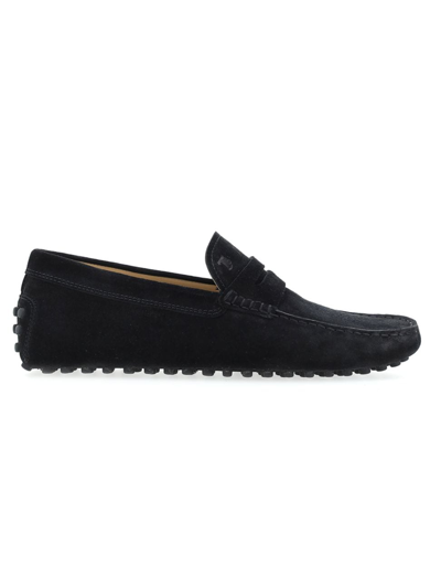 Shop Tod's Men's Nuovo Gommino Driving Loafers In Black