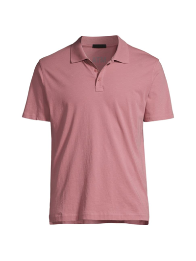 Shop Atm Anthony Thomas Melillo Men's Classic Jersey Slim-fit Polo In Summer Rose