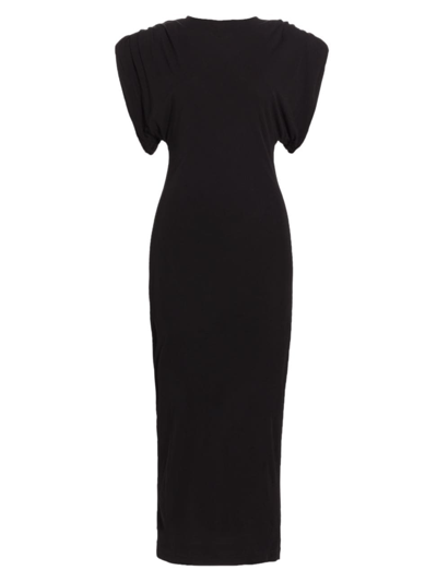 Shop Wardrobe.nyc Women's Sheath Midi-dress In Black