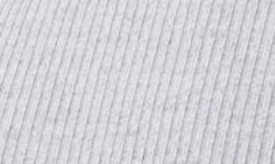 Agolde Maya Scoop Neck Rib Long-sleeve Tee Oatmeal In Brushed Grey Heather