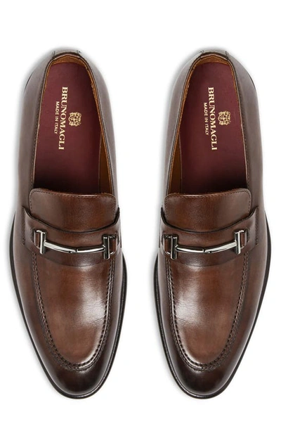 Shop Bruno Magli Sante Bit Loafer In Brown