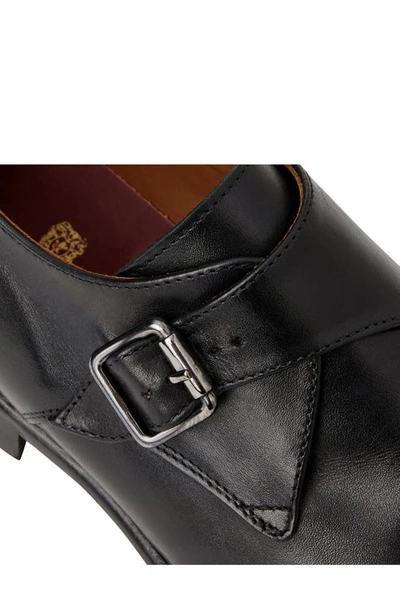 Shop Bruno Magli Solero Monk Strap Loafer In Black
