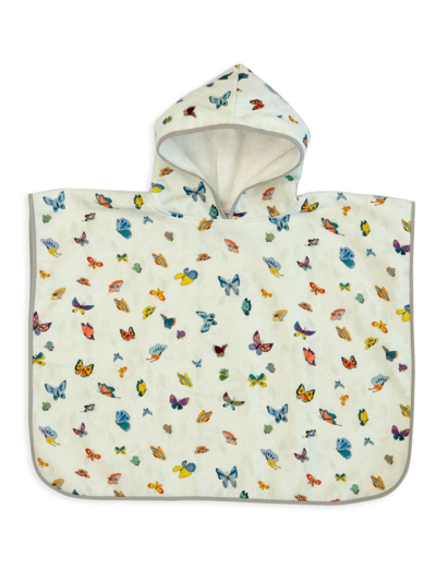 Shop Timo & Violet Kid's Madame Butterfly Swim Poncho In White