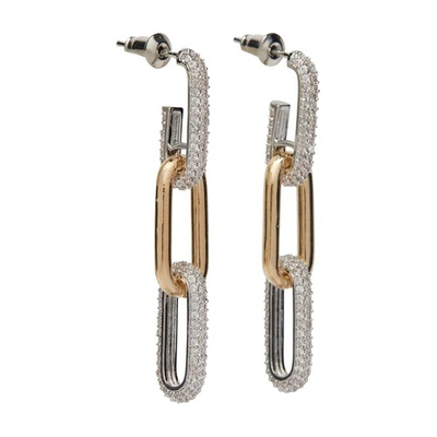 Shop Isabelle Toledano Kamelia Earrings In Gold_silver