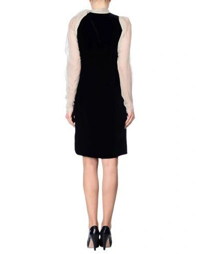 Shop Lanvin Short Dress In Black