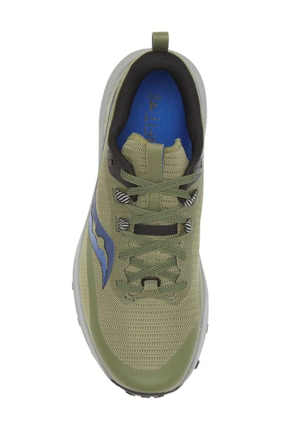 Saucony Peregrine 13 Running Shoe In Glade/ Black