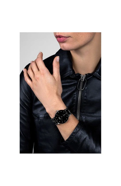 Rado Centrix Diamond Automatic Bracelet Watch, 39.5mm In Black
