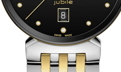 Rado Florence Classic Diamond Bracelet Watch, 38mm In Black