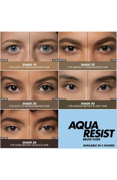 Shop Make Up For Ever Aqua Resist Brow Fixer In 10