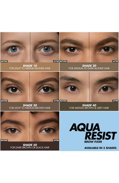 Shop Make Up For Ever Aqua Resist Brow Fixer In 20