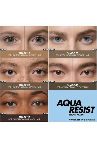 Shop Make Up For Ever Aqua Resist Brow Filler In 20