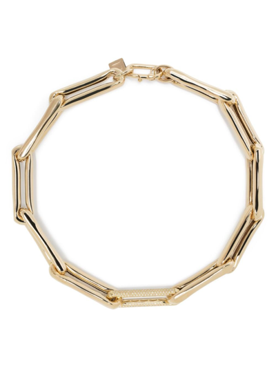 Shop Lauren Rubinski 14k Yellow Gold Diamond Necklace