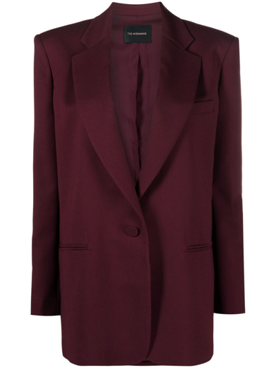 Shop The Andamane Guia Single-breasted Blazer - Women's - Polyester In Red