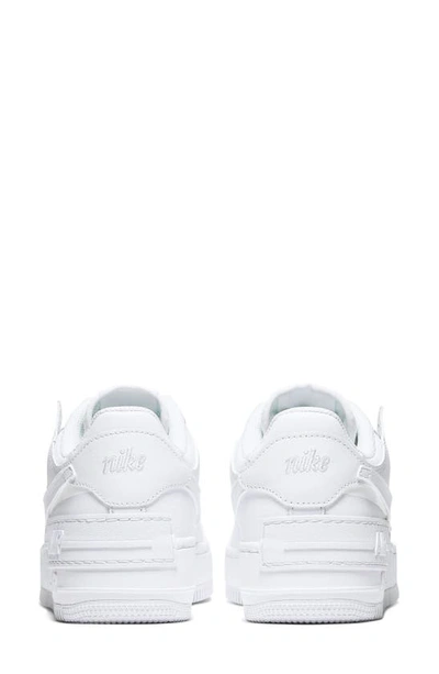 Shop Nike Air Force 1 Shadow Sneaker In White/ White/ White