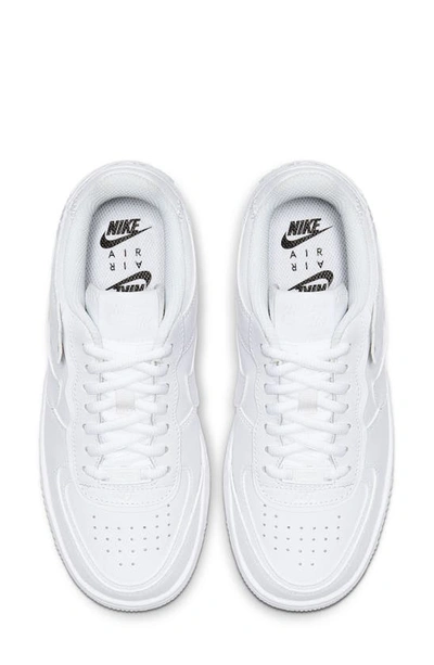 Shop Nike Air Force 1 Shadow Sneaker In White/ White/ White