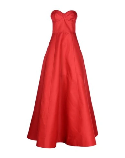 Michael Kors Long Dress In Red