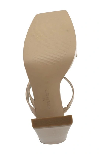 Shop Kenneth Cole Tala Platform Slide Sandal In Buff Patent