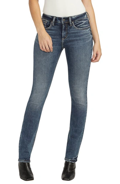 Silver Jeans Co. Suki Straight Leg Jeans In Indigo