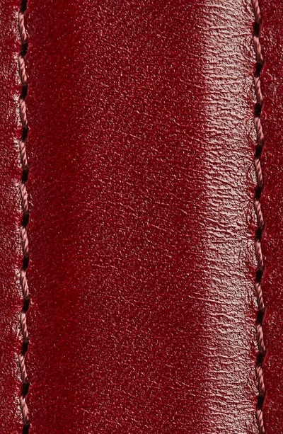 Isabel Marant Brindi Leather Belt In Burgundy