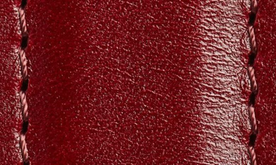 Isabel Marant Brindi Leather Belt In Burgundy