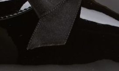 Christian Louboutin Mamaflirt 30 Bow-detailed Patent-leather Pumps In B439 Black