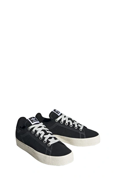 Shop Adidas Originals Kids' Stan Smith Sneaker In Black/ White/ Gum
