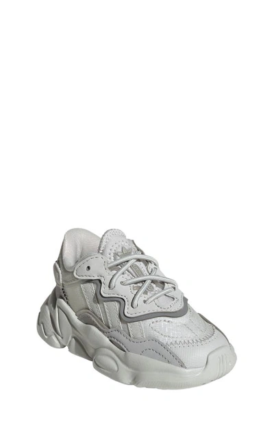 Shop Adidas Originals Kids' Ozweego Sneaker In Grey/ Grey/ Grey