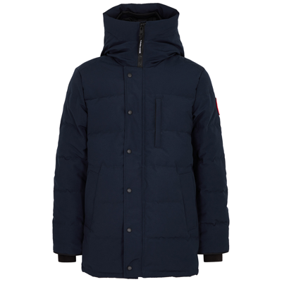Shop Canada Goose Carson Quilted Arctic-tech Parka In Navy