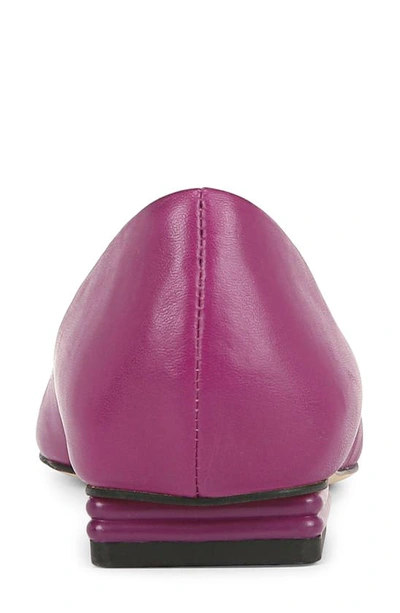 Sarto By Franco Sarto Tracy Square Toe Half D'orsay Flat In Raspberry