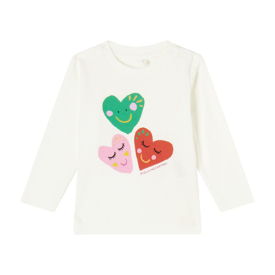 Shop Stella Mccartney Kids Heart In White