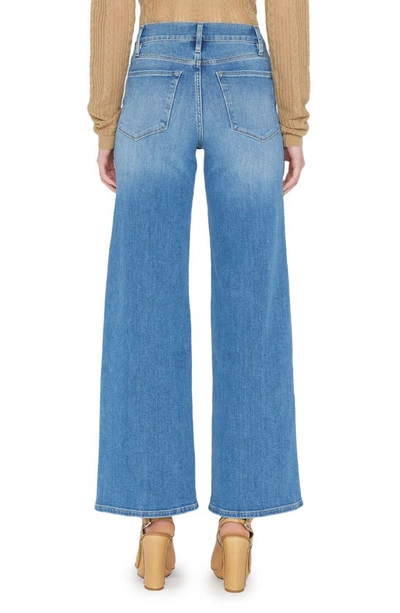 Frame Le Slim Palazzo Ankle Jeans In Drizzle