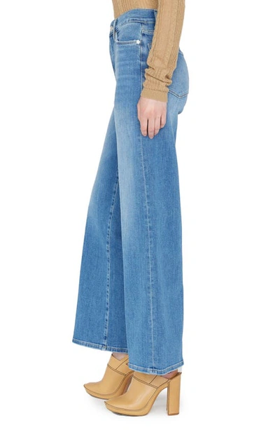 Frame Le Slim Palazzo Ankle Jeans In Drizzle