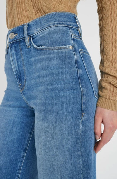 Frame Le Slim Palazzo Ankle Jeans In Drizzle