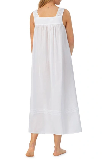 Shop Eileen West Sleeveless Cotton Ballet Nightgown In White