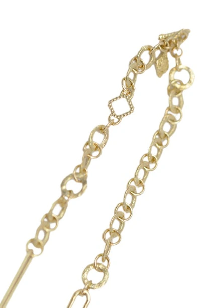 Shop Armenta Sueno Paper Clip Chain Necklace In Gold