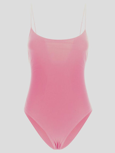 Shop Lido Trentasei Open Back Swimsuit In Pink