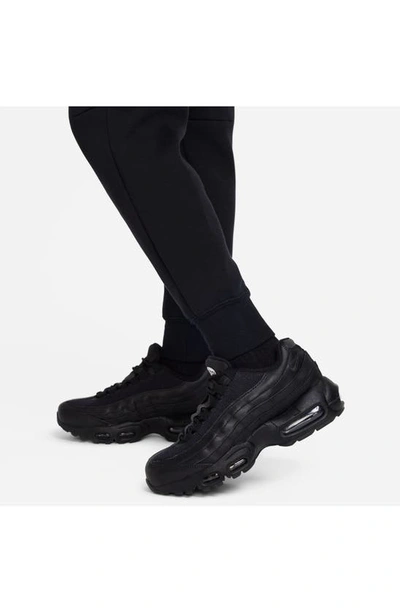 Shop Nike Kids' Sportswear Tech Fleece Joggers In Black/ Black/ Black