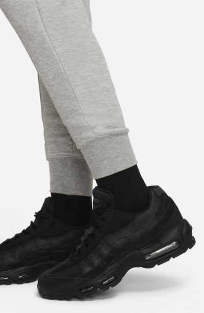 Shop Nike Kids' Sportswear Tech Fleece Joggers In Dark Grey Heather/ Black
